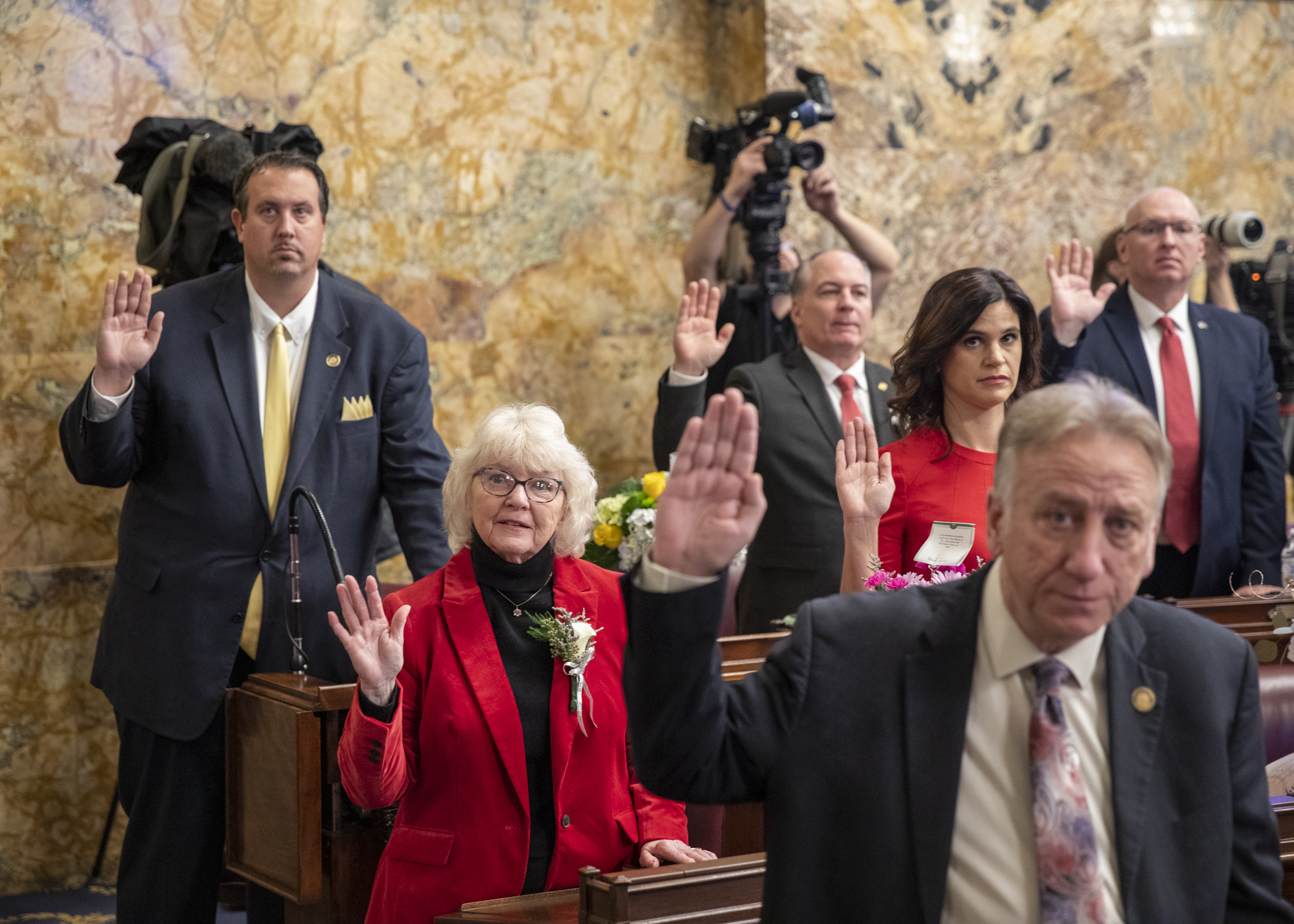 Pickett Takes Oath of Office to Begin 12th Term in House 